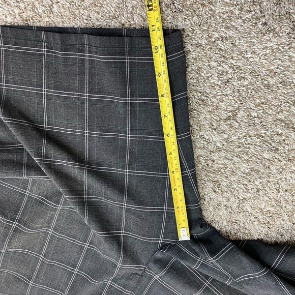 Travis Mathews Gray Grid Plaid Windowpane Chino Golf Shorts Men’s 38 - Picture 6 of 13